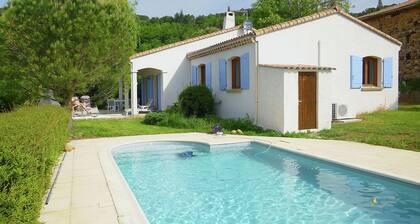 Ground-flour Villa With Airco, Heated Private Swimming Pool and Beautiful View