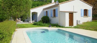 Ground-flour Villa With Airco, Heated Private Swimming Pool and Beautiful View