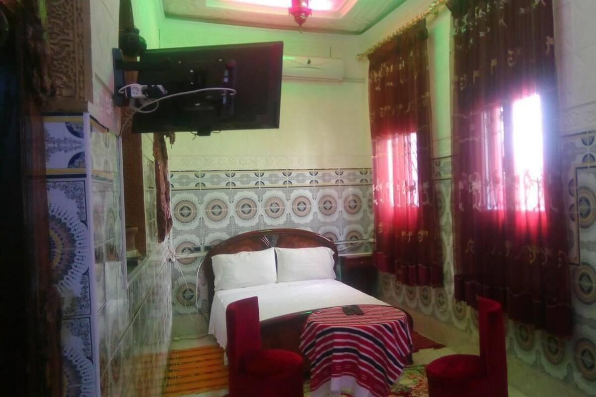 Double Room (Kasbah) | Laptop workspace, iron/ironing board (on request), cribs (free)