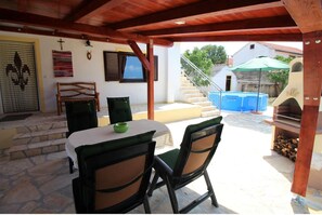 Ferienhaus | Balkon