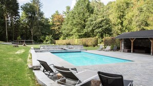 Outdoor pool - Modern Cottage in Marchin With Swimming Pool (Marchin)
