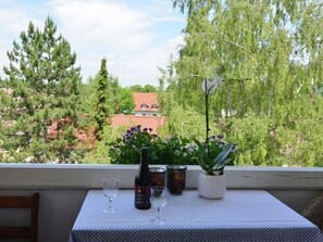 Apartment | Balcony - Apartment in Harz Near Ski Slopes (Quedlinburg)