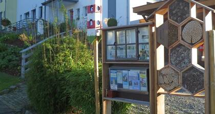 Bright Apartment With Private Balcony and use of Garden in the Weser Uplands
