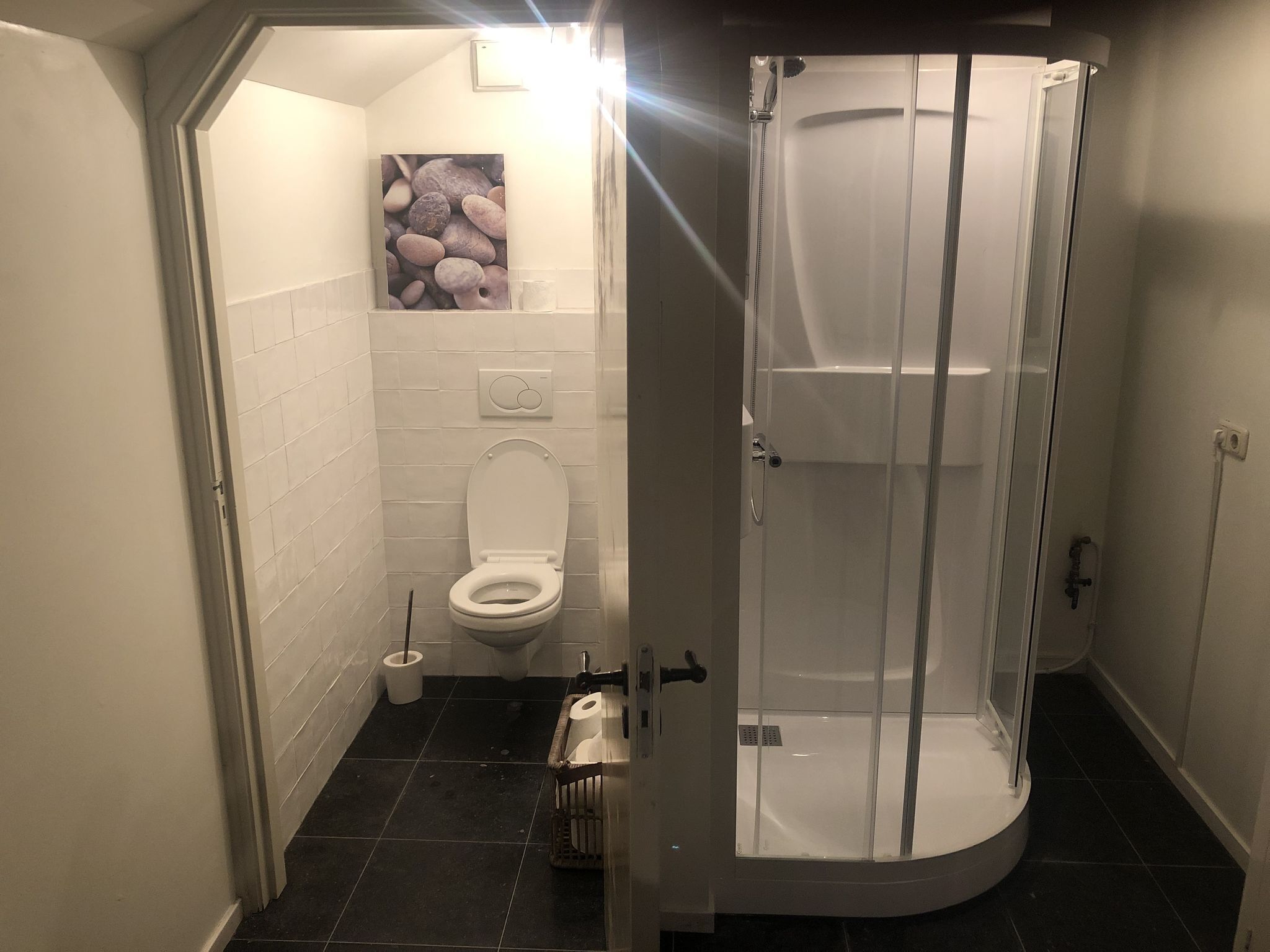 Cottage | Salle de bain | Douche, serviettes fournies