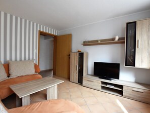 Living room - Ferienhaus mit Eigener Terrasse in Russow (Rerik)