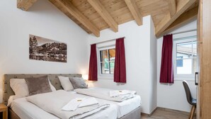 Chalet | 4 kamar tidur dan seprai linen