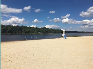 Beach nearby, beach towels