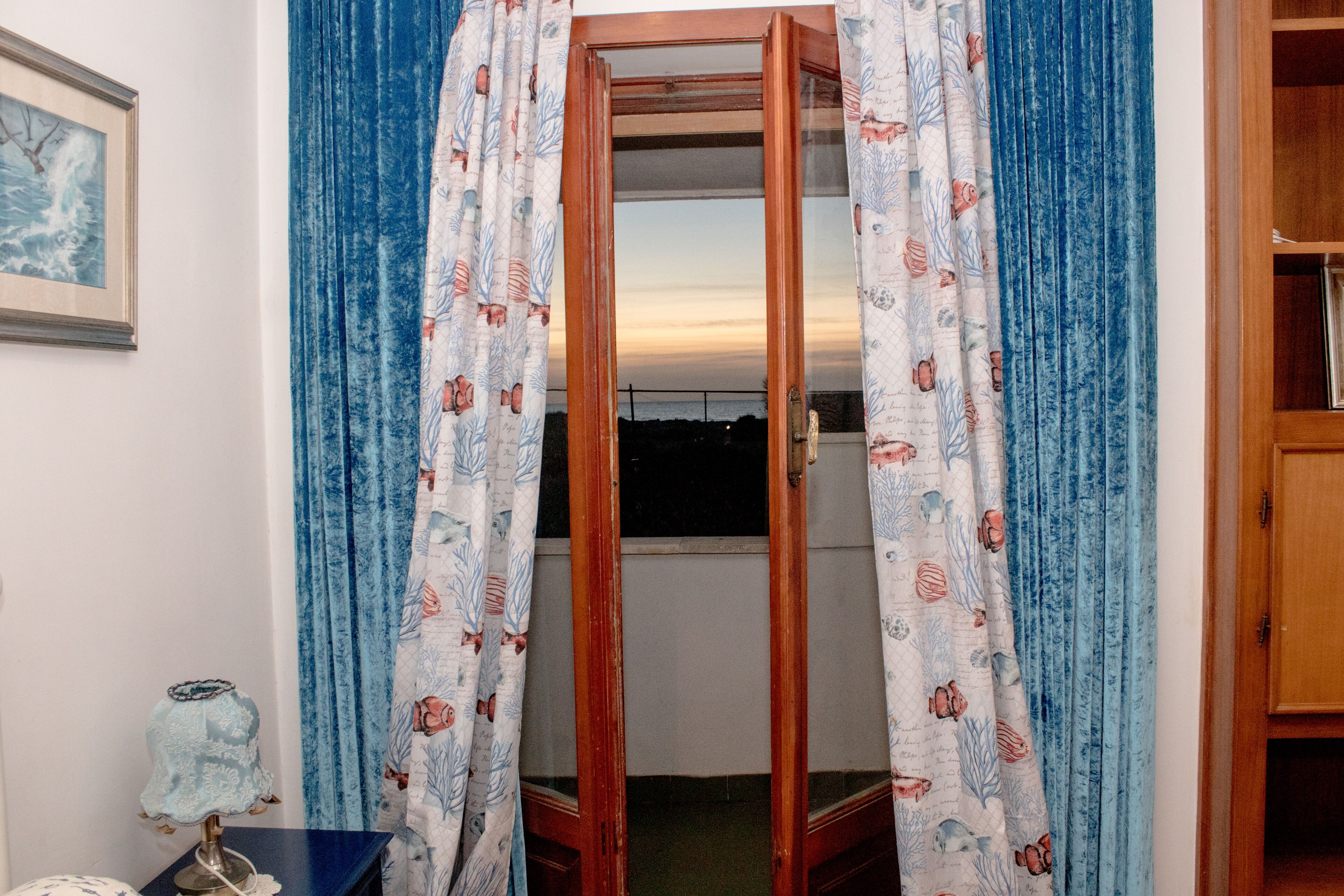 Doppia Basic, bagno condiviso, vista mare | Vista dalla camera