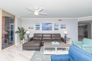 TV - P1-1107 3B Gulf View @ Portofino - Heated Pools! (Pensacola Beach)