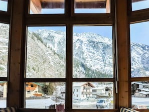 Apartment | View from property - Sunlit Apartment near Ski Area in Längenfeld (Laengenfeld)