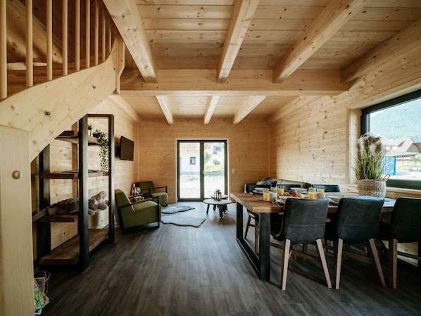 Living room - Classy Holiday Home in Rattendorf With Garden (Hermagor-Pressegger See)