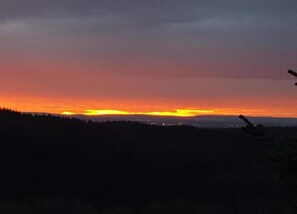 Hus | Udsigt fra overnatningsstedet