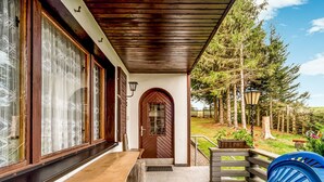Balcony - Beautiful Detached Holiday Home With Sauna Adjacent to the Rennsteig in Thuringia (Grossbreitenbach)