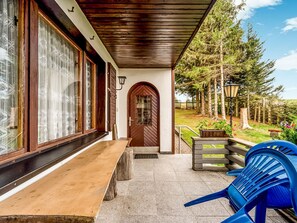 Balcony - Beautiful Detached Holiday Home With Sauna Adjacent to the Rennsteig in Thuringia (Grossbreitenbach)