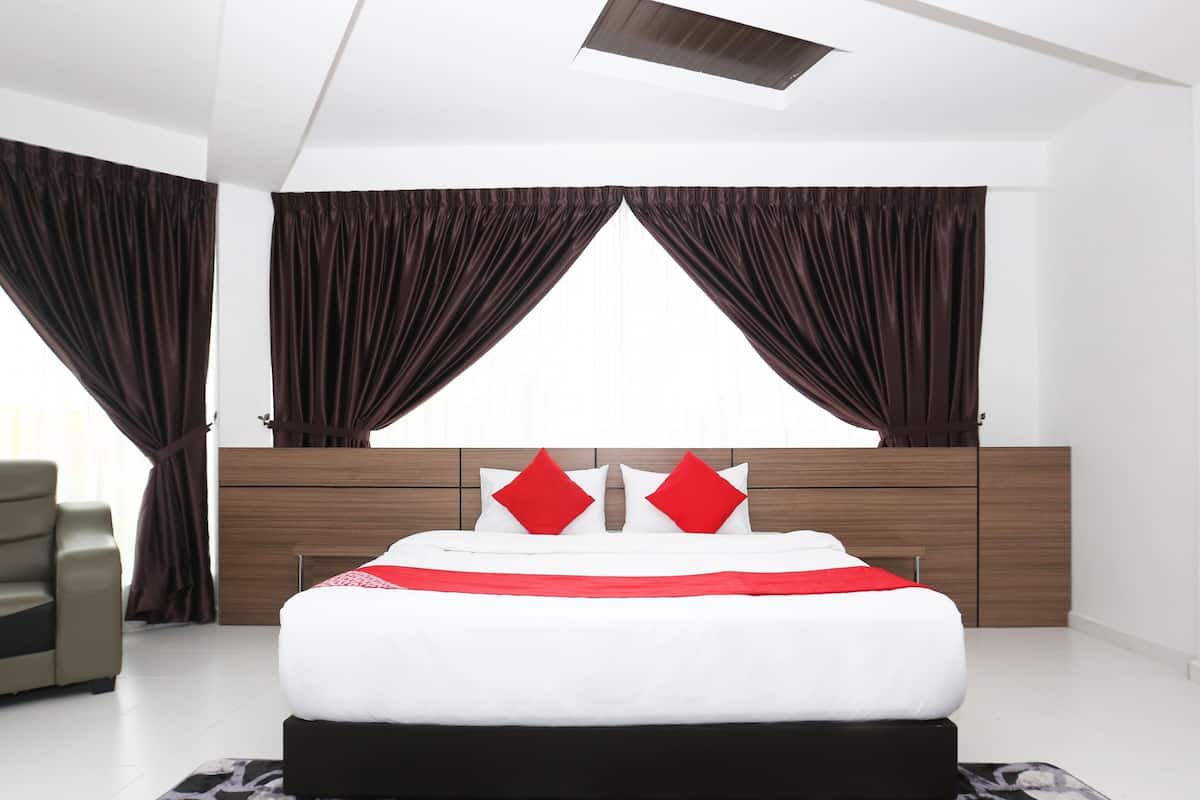 Deluxe tweepersoonskamer, 1 kingsize bed | 1 slaapkamer, gratis wifi, beddengoed