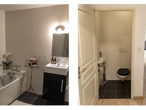 Villa | Salle de bain | Baignoire, serviettes fournies