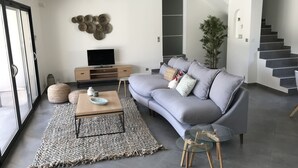 Villa | Living room - Seaside Villa in La Cadière-d'azur With Private Pool (La Cadiere-d'Azur)