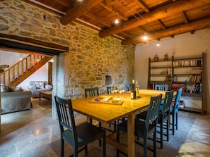 Dining - 18th Century Country House on Beautiful Private Domain of 8 ha With Private Pool (Bollene)