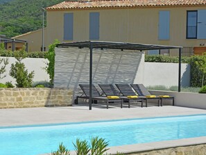 Pool - Villa in Malaucene Near Mont Ventoux (Malaucene)