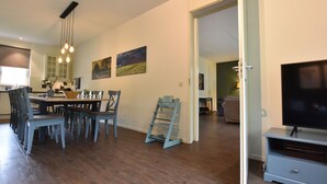Dining - Exotic Farmhouse at Overijssel With a Trampoline (Enter)