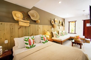 Family Quadruple Room | Minibar, free WiFi, bed sheets