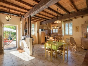 Dining - Wonderfull Gite at the Forest Edge in Beautiful Surroundings of Grezet Cavagnan (Grezet-Cavagnan)