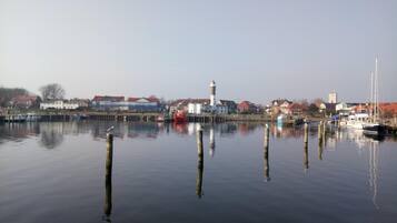 Vue depuis lâhĂ©bergement