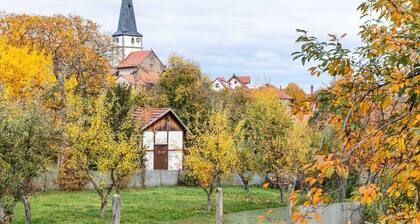 Holiday Home in Thuringia With Private Terrace, use of a Garden and Pool