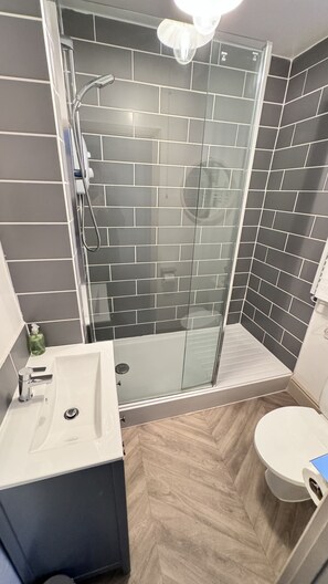 Regadera y amenidades de baño ecológicas 