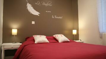 1 chambre, fer et planche Ă repasser, accĂšs Internet, draps fournis