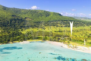 Outdoor pool - Villa Chez Zaza in a beautiful garden of palmtrees (Le Morne)