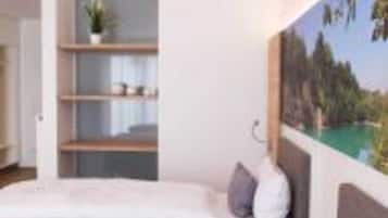 1 Schlafzimmer, Schreibtisch, WLAN, Bettwäsche