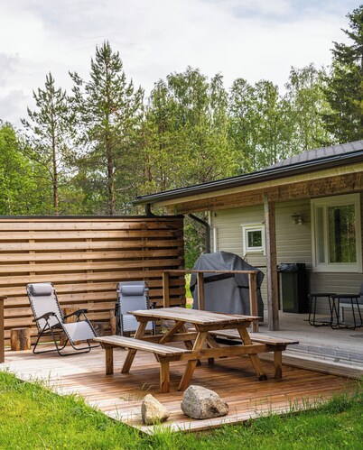 The elegant and cozy 3-bedroom Haistila Cottage near Ranua Zoo