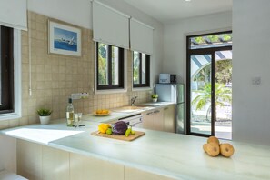 Fridge, microwave, oven, dishwasher - Protaras Villa Alexa In The Centre (Protaras)