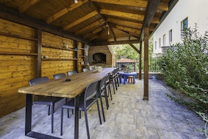 Outdoor dining - Apartment Medna A6 for 4 people (Čižići)