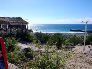 Accommodatie ligt op het strand
