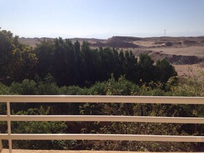 Blick von der Unterkunft