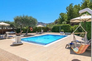 Pool - Villa Krini Selini - Four Bedroom Villa, Sleeps 6 (Rhodes)