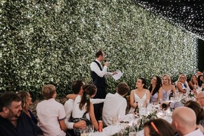 Área para banquetes al aire libre