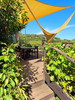 Outdoor dining - Maison Darshan: Peace, nature and holidays. (Collobrières)