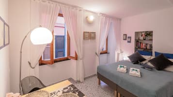 1 Schlafzimmer, Reisekinderbett, kostenloses WLAN, Bettwäsche