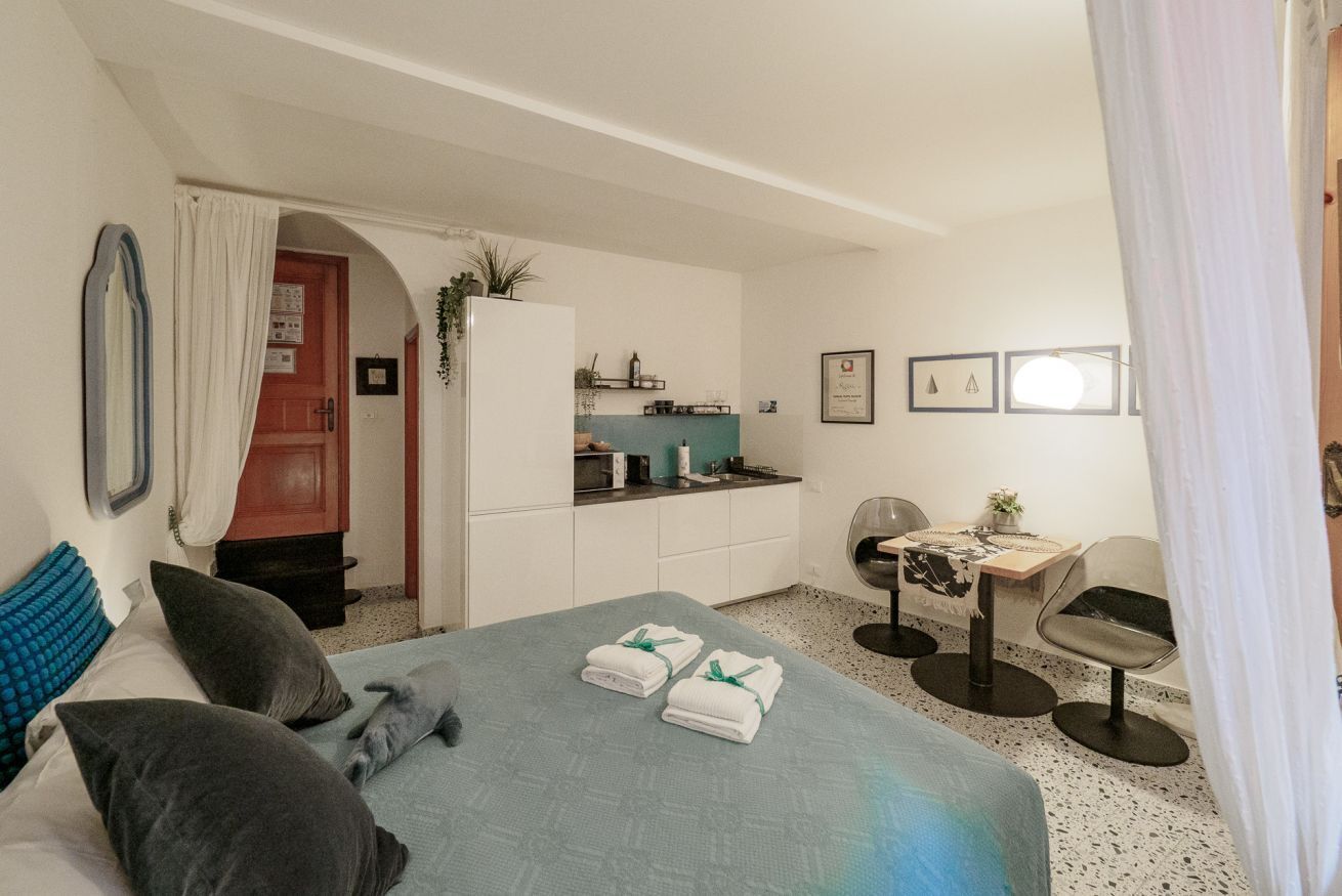 1 Schlafzimmer, Reisekinderbett, kostenloses WLAN, Bettwäsche