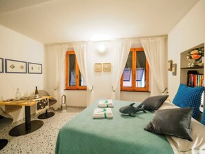 1 bedroom, bed sheets - Rissu Nice Studio in Vernazza (Vernazza)