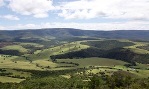 منظر من الجو على ارتفاع عالٍ