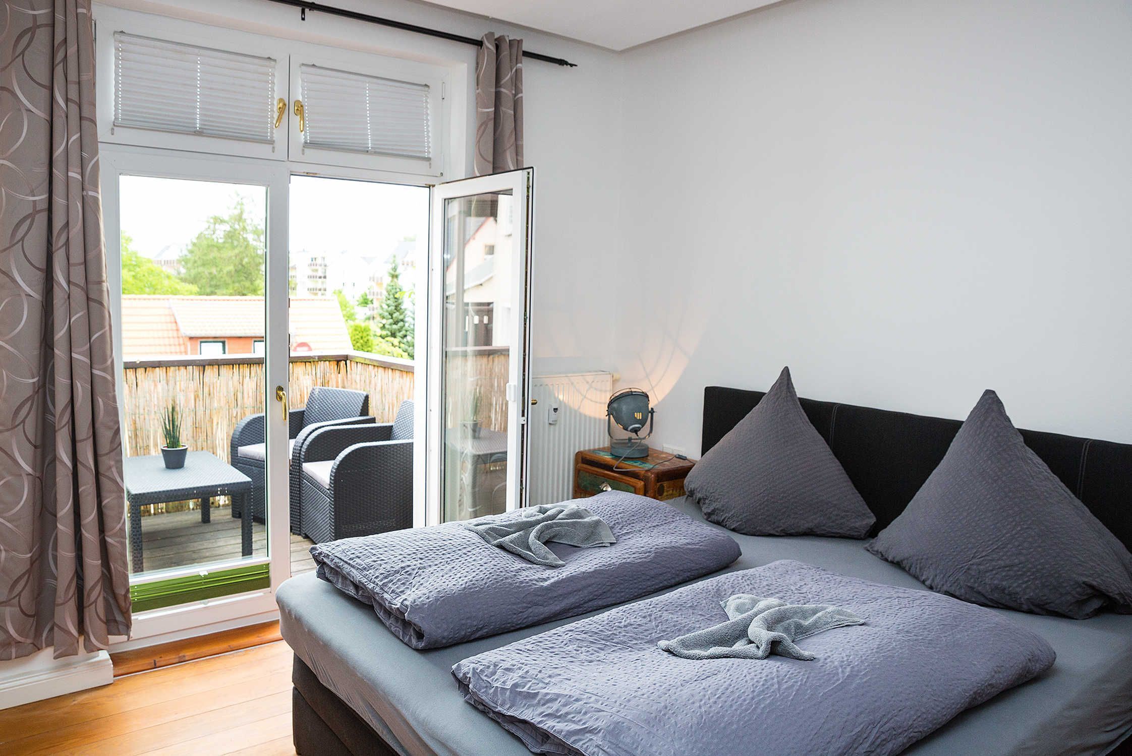 2 Schlafzimmer, Reisekinderbett, WLAN, Bettwäsche