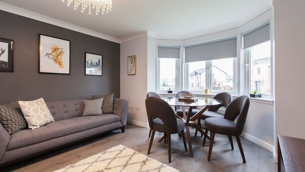 Unclassified image, 1 of 42, button - Modern ground floor 2 bedroom apartment, 76MB WiFi and Sky Cinema/Sports (Fife)