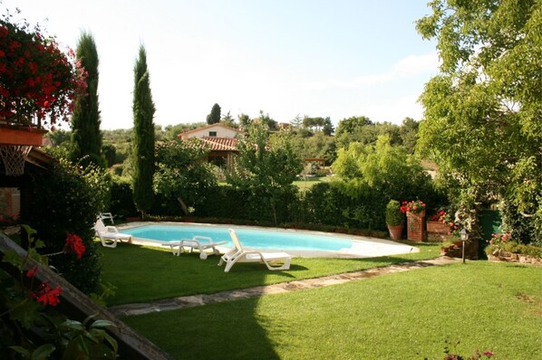 Una piscina riscaldata