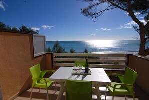 Outdoor dining - Guardamar 2/4 Zeus Apartments Miami 01251 (Mont-Roig del Camp)