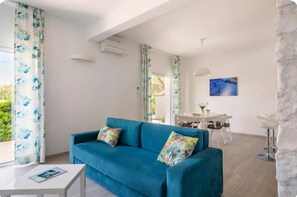 Smart TV, DVD player, books, stereo