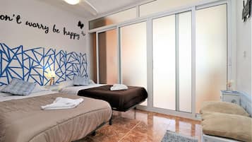 1 chambre, fer et planche Ă repasser, Wi-Fi gratuit, draps fournis